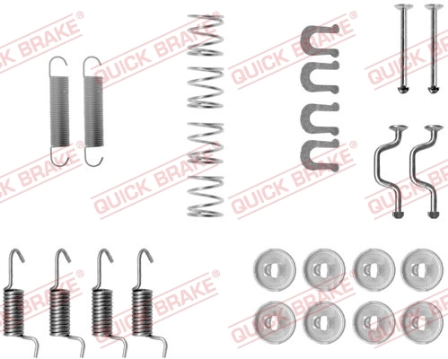 Accessory Kit, parking brake shoes